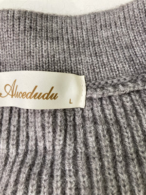 Alicedudu/カーディガン/ボレロ/トップス/グレー/L
