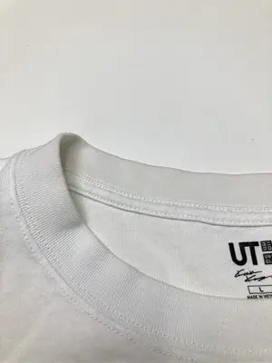 UNIQLO/ユニクロ/Tシャツ/カットソー/トップス/ホワイト/L