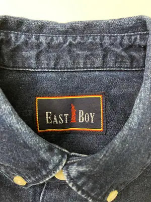 EAST BOY/イーストボーイ/シャツワンピース/ワンピース/ドレス/ネイビー