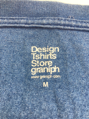 Design Tshirts Store graniph/デザインティーシャツストアーグラニフ/Tシャツ/カットソー/トップス/ブルー/M