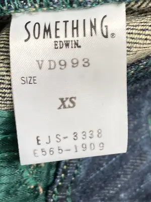 SOMETHING/サムシング/デニムパンツ/パンツ/ネイビー/XS