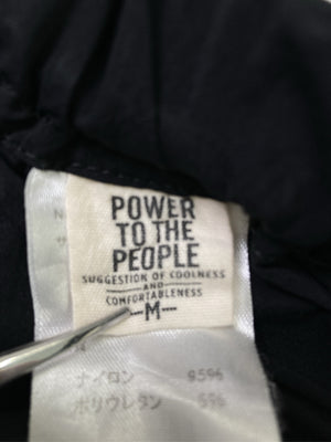 POWER TO THE PEOPLE/パワートゥザピープル/その他パンツ/パンツ/ブラック/M