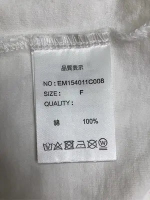 ems/エムズエキサイト/Tシャツ/カットソー/トップス/ホワイト/F