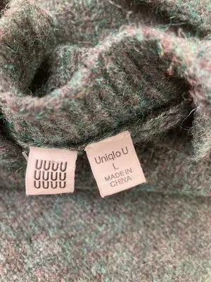 UNIQLO U/ユニクロユー/ニット/セーター/トップス/グリーン/L