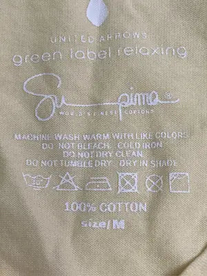 green label relaxing/グリーンレーベルリラクシング/Tシャツ/カットソー/トップス/イエロー/M