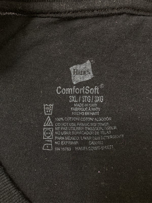 Hanes/ヘインズ/Tシャツ/カットソー/トップス/ブラック/3XL