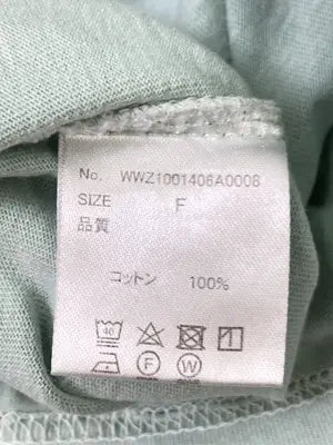 W.W.G/フーズフーギャラリー/Tシャツ/カットソー/トップス/ライトグリーン/F