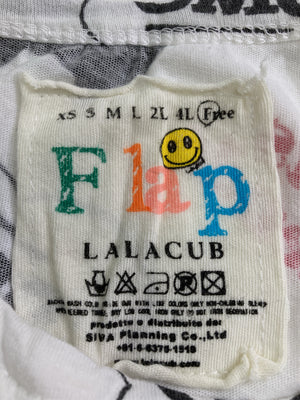 Flap/Tシャツ/カットソー/トップス/ホワイト/Free
