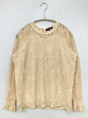 Doula Doula/ドゥーラドゥーラ/シャツ/ブラウス/トップス/ベージュ/L