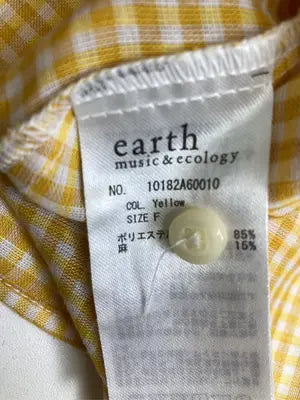 earth music&ecology/アースミュージックアンドエコロジー/Tシャツ/カットソー/トップス/イエロー/FREE