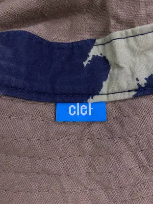 clef/クレ/バケットハット/帽子/ネイビー