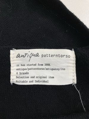 ANTIQUA/アンティカ/ニット/セーター/トップス/ブラック