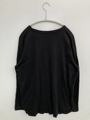 無印良品/ムジルシリョウヒン/Tシャツ/カットソー/トップス/ブラック/M-L
