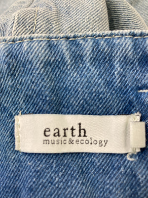 earth music&ecology/アースミュージックアンドエコロジー/デニムスカート/スカート/スカイブルー/S