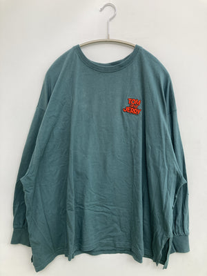 TOM and JERRY/トムアンドジェリー/Tシャツ/カットソー/トップス/ブルー/M