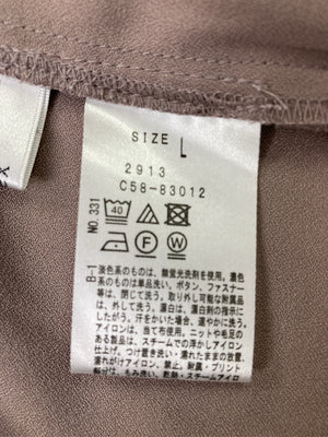 index/インデックス/シャツ/ブラウス/トップス/ベージュ/L