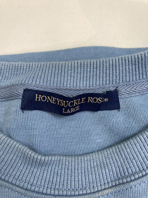 HONEYSUCKLE ROSE/ハニーサックルローズ/スウェット/トップス/スカイブルー/LARGE
