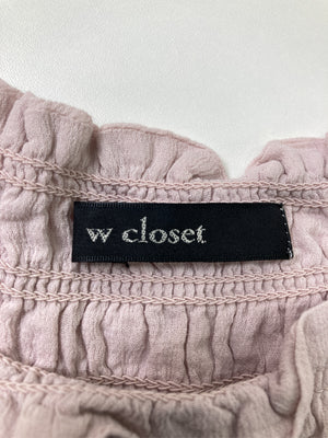 w closet/ダブルクローゼット/シャツ/ブラウス/トップス/ピンク/F