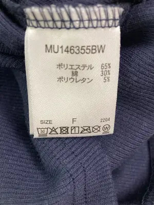 MUHET/ミュエ/Tシャツ/カットソー/トップス/ネイビー/F