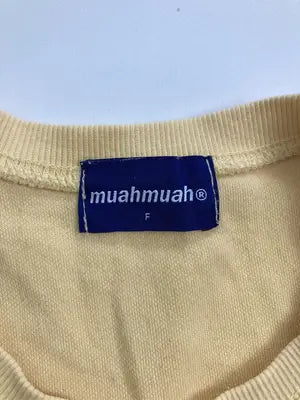 muah muah/ムーアムーア/Tシャツ/カットソー/トップス/イエロー/F