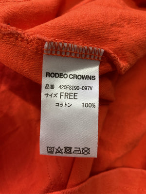 RODEO CROWNS/ロデオクラウンズ/Tシャツ/カットソー/トップス/オレンジ/FREE