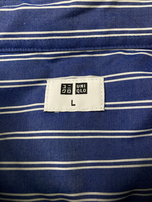UNIQLO/ユニクロ/シャツ/ブラウス/トップス/ネイビー/L