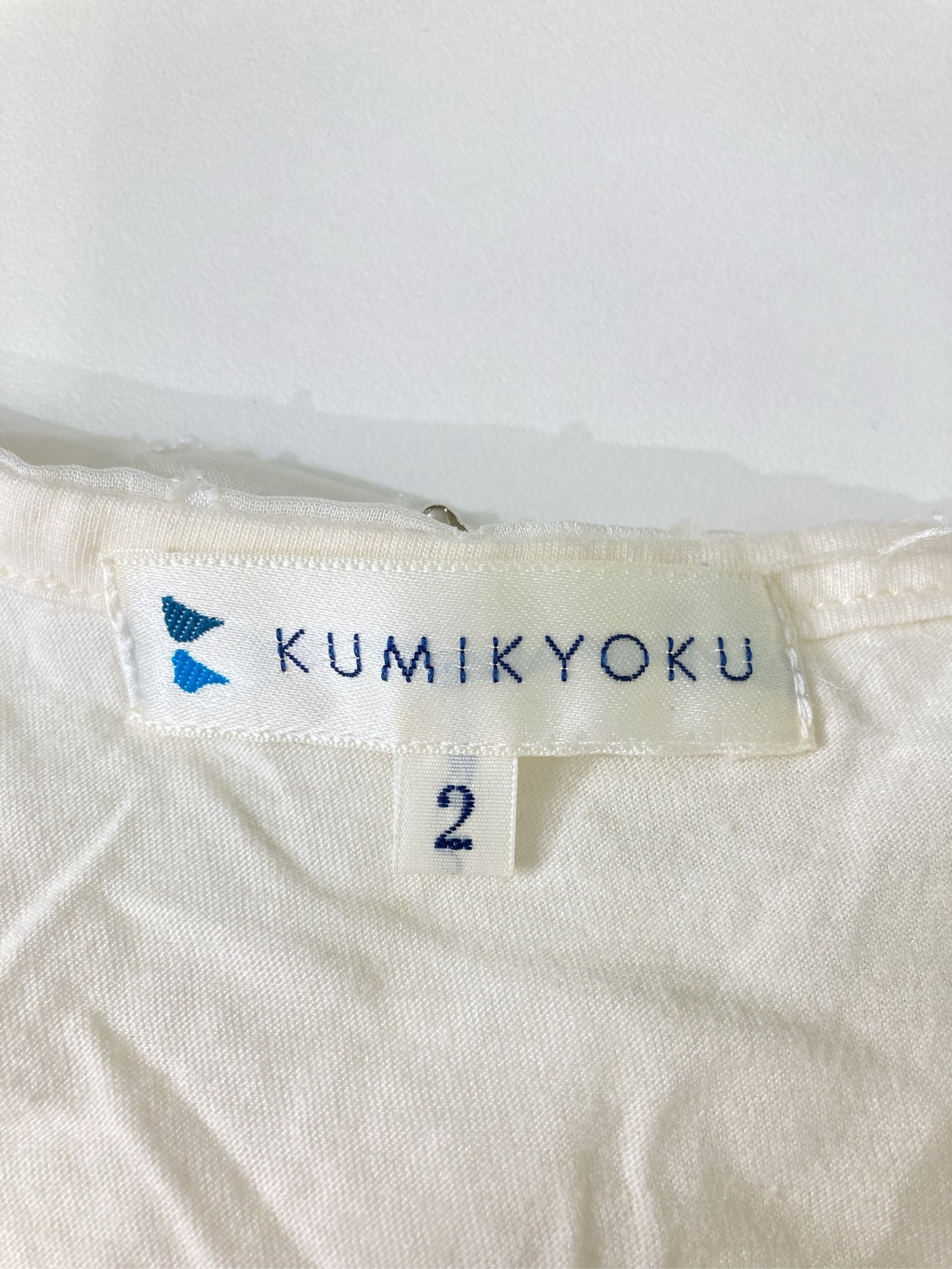 KUMIKYOKU/クミキョク/シャツ/ブラウス/トップス/ホワイト/2