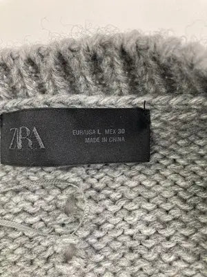 ZARA/ザラ/ニット/セーター/トップス/グレー/L