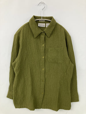 apparenza/シャツ/ブラウス/トップス/ライトグリーン/S