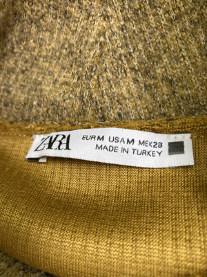 ZARA/ザラ/ニット/セーター/トップス/イエロー/EUR M/USA M/ MEX 28