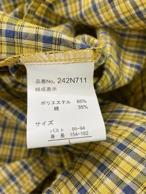 Lax Dan Tia/ワンピース/ワンピース/ドレス/イエロー/L