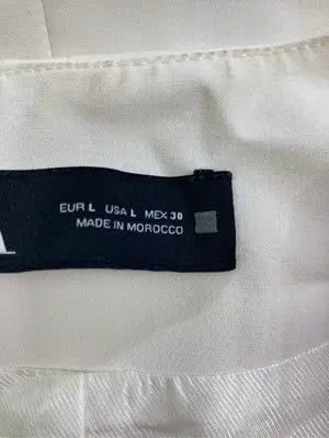 ZARA/ザラ/ベスト/トップス/ホワイト/EUR L