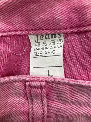 JEANS/ジーンズ/デニムパンツ/パンツ/ピンク/L
