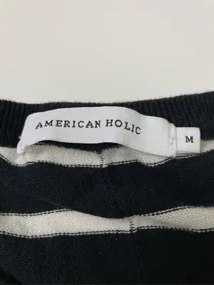 AMERICAN HOLIC/アメリカンホリック/Tシャツ/カットソー/トップス/ブラック/M