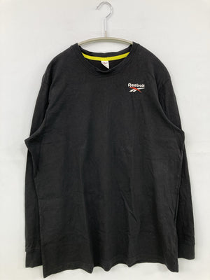 Reebok/リーボック/Tシャツ/カットソー/トップス/ブラック/L