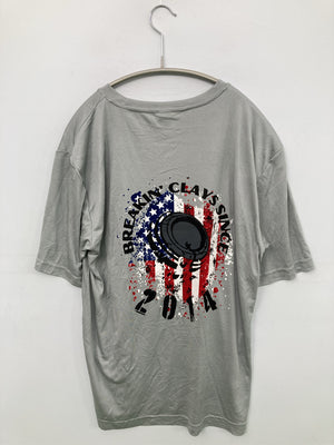 Sport tek/スポーツテック/Tシャツ/カットソー/トップス/グレー/S
