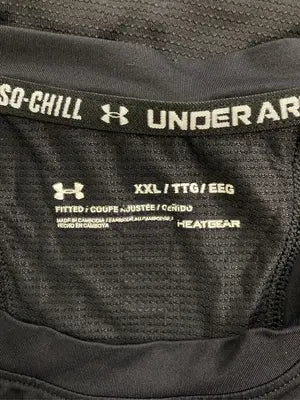 UNDER ARMOUR/アンダーアーマー/Tシャツ/カットソー/トップス/ブラック/XXL