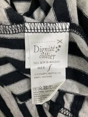 Dignite collier/Tシャツ/カットソー/トップス/グレー/F