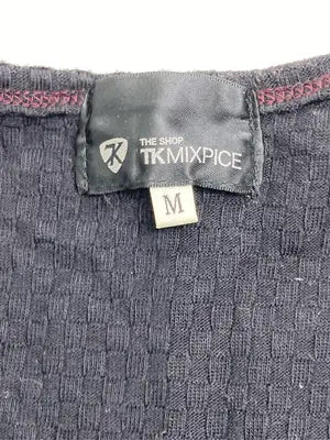 TK MIXPICE/ティーケーミクスパイス/Tシャツ/カットソー/トップス/ブラック/M