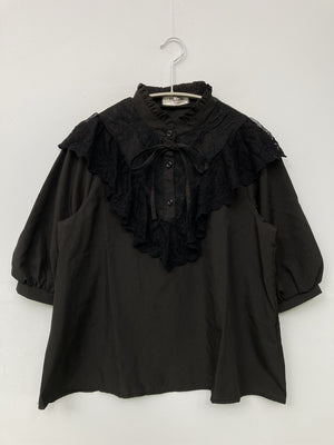 Hudson honey/ハドソンハニー/シャツ/ブラウス/トップス/ブラック/M