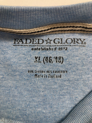 FADED GLORY/フェイデッドグローリー/Tシャツ/カットソー/トップス/スカイブルー/XL