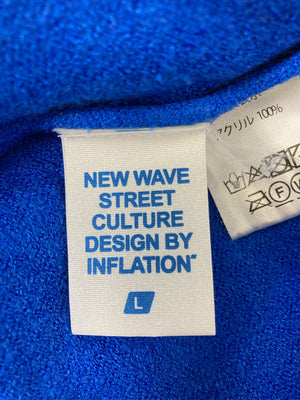 NEW WAVE STREET CULTURE/ニューウェーブストリートカルチャー/ニット/セーター/トップス/ブルー/L