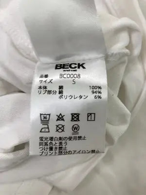 BECK AND CALL/Tシャツ/カットソー/トップス/ホワイト/S