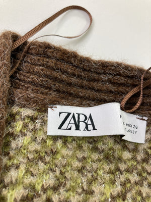 ZARA/ザラ/カーディガン/ボレロ/トップス/ブラウン/EUR S/USA S/MEX 26