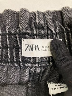 ZARA/ザラ/デニムパンツ/パンツ/ブラック/32