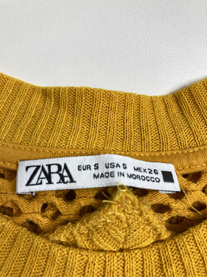 ZARA/ザラ/ノースリーブ/トップス/オレンジ/S