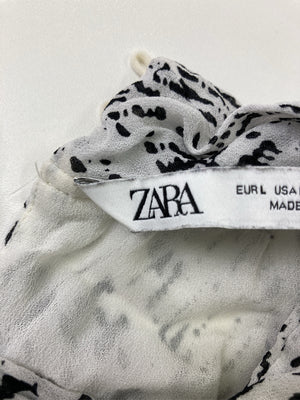 ZARA/ザラ/シャツ/ブラウス/トップス/ホワイト/EUR L/USA L/MEX 30