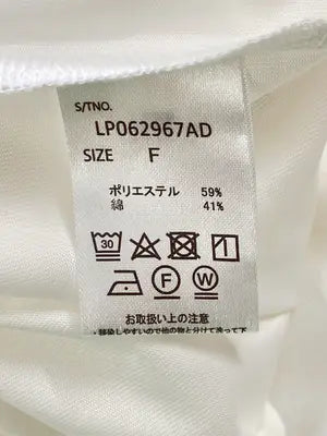 LEPSIM/レプシィム/Tシャツ/カットソー/トップス/ホワイト/F