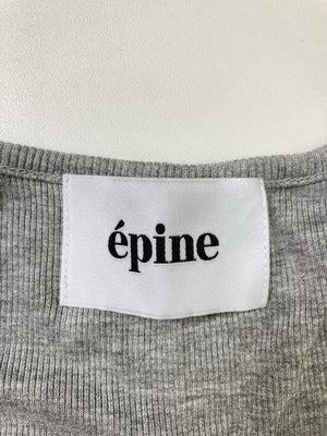 epine/エピヌ/Tシャツ/カットソー/トップス/グレー