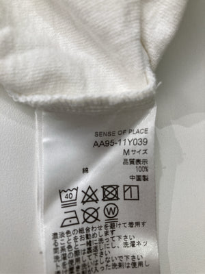 SENSE OF PLACE/センスオブプレイス/Tシャツ/カットソー/トップス/ホワイト/M